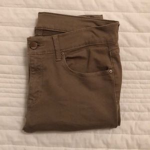 Skinny Army Green Jeggings GAP